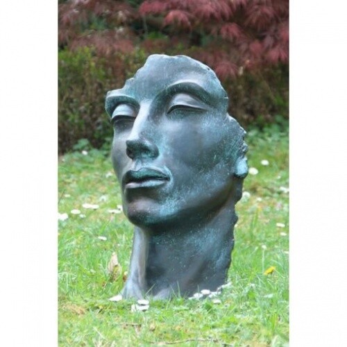 Gartenfigur gesicht mann - gartenfigur, im