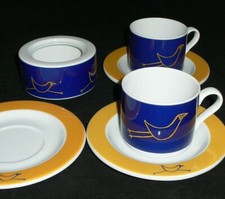 Arzberg Siegerdesign Cult Flying Object David Palterer Vogel blau Teile zur Wahl