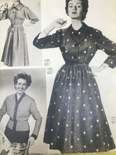 ?Original / Schnitte 50 ziger Jahre Kleider nähen Mode Heft Rarität Vintage