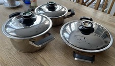3 AMC Töpfe mit Deckel, Nicht