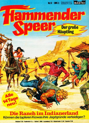 Flammender speer - flammender, 9