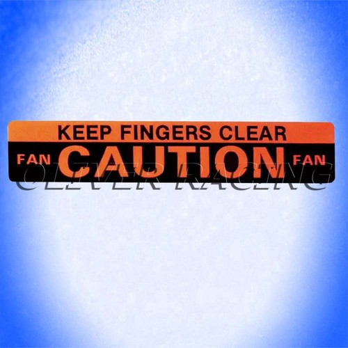 Aufkleber fan caution - aufkleber,