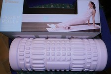 @ Faszienrolle rosa, mit Noppen, Tchibo, 34 cm lang, 12 cm Durchm., neuwertig