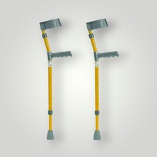 NRS Kinder Krücken Ellbogenstütze verstellbar, leicht, Therapie Gehhilfe