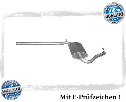 Mittelschalldämpfer für audi - mittelschalldämpfer,