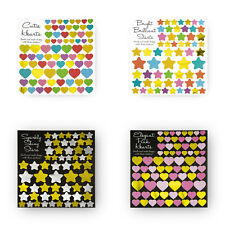 Herz Stern Sticker Set