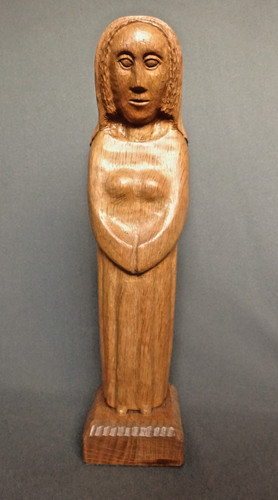 Holzskulptur stehende - holzskulptur, "stehende"