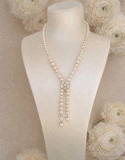 Perlenkette Lariat Kette