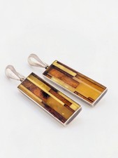 edle Bernstein Ohrringe