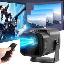 4K Video Beamer HD Projektor 25000 Lumen 5G WiFi Android TV Heimkino DE