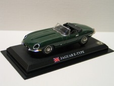 Modellauto JAGUAR E-Type Cabrio grün del Prado 1:43