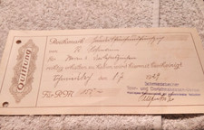 Alt quittung reichsmark - alt,