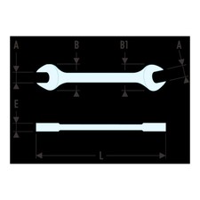 Facom Maulschlüssel "Serie 44" 25x28 mm