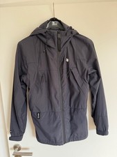 Khujo Übergangsjacke Damen mit Kapuze, blau, Größe L, NEU