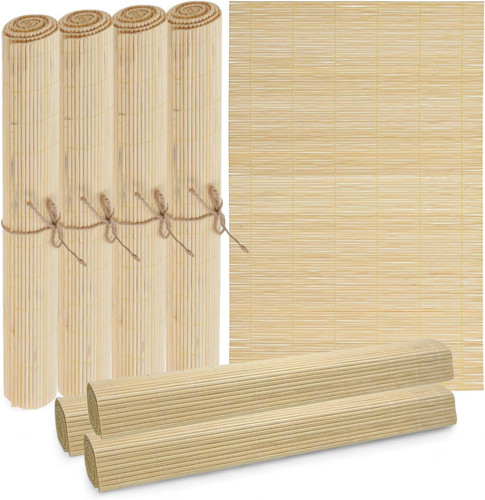 Bambus platzmatten set - bambus,