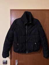 Damenjacke, Marke Bershka, Blousonstil, Gr. S, schwarz, kurz