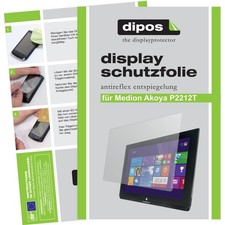 2x Schutzfolie matt für Medion Akoya P2212T MD 99360 Displayschutzfolie Folie
