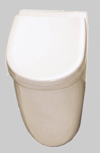 Urinal mit deckel weiss - weiss, vitra