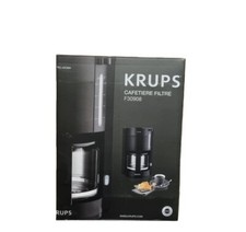 Krups F30908 ProAroma Kaffeemaschine 1,25L Filterkaffe Maschine in Schwarz NEU