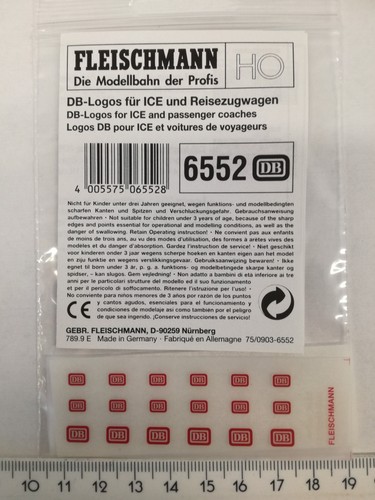 Fleischmann 6552 logos - fleischmann,