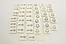 Posten 18x14mm Alarm Schlüssel Deckel Lampe Blende Pult Schalter Steuerung