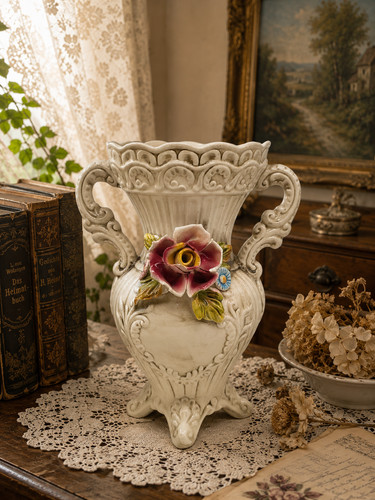 Vintage keramik vase made - vintage,