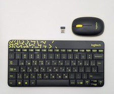 LOGITECH MK245 Kabelloses Tastatur-Maus-Set Nano USB PC/Laptop QWERTY