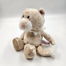 Nici Schneeleopard Schnee Leopard Winter ca. 25cm Beige