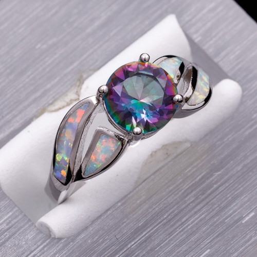 8mm round rainbow - 8mm,