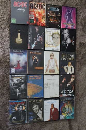 Musik dvd sammlung - musik, 20titel
