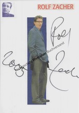 Original Autogramm Rolf Zacher /// Autograph signiert signed signee Zacher, Rolf
