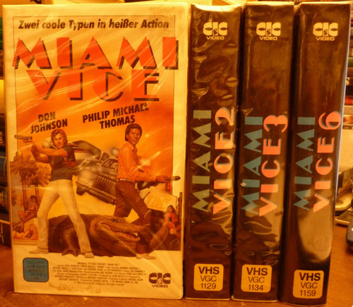 Vhs miami vice 2 - :,