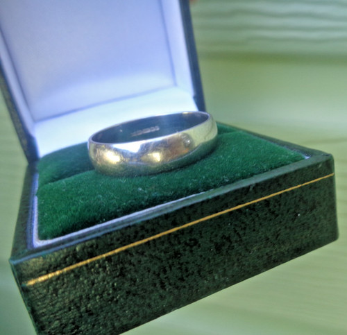Weißgold ehering 9ct vintage - ehering,
