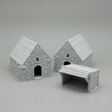 Kleine rustikale scheunen set - kleine,