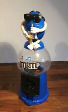M & M Süßigkeiten Spender Spardose,  Saxophonspieler und Musiknoten, blau