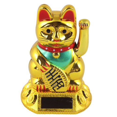 Glückskatze winkekatze solar - glückskatze,