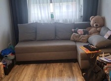 Schlafcouch Zum Ausziehen mit Bettkasten Schlafsofa,  3 Jahre