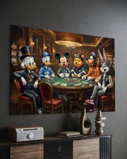 Dagobert duck leinwand - leinwand, bild