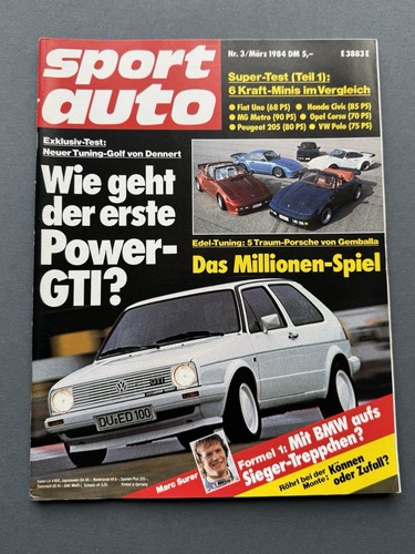 Sport auto 1984 gemballa - 3/1984,