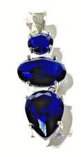Tansanitblau edelstein 925 - tansanitblau,
