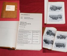 Betriebsanleitung TDv Teil 1+2 Mercedes 1017 4x4 Allrad Bundeswehr Militär