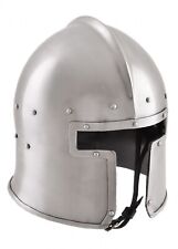 ULFBERTH Italienischer Barbuta ca. 1440, 2 mm Stahl - Mittelalter Schaukampfhelm