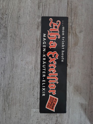 Aha excelsior werbeschild - aha,