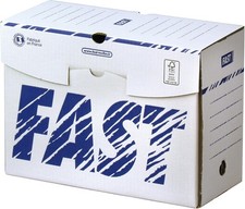 Fast 10 Stück Ablagebox Manuelle 15 cm Weiß/Blau