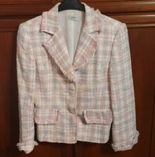 Schiffhauer RS Moden Blazer Damensakko, Cord Textil, Gr. 40, Made In Italy, Rosa
