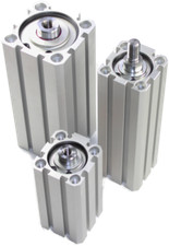 ISO 21287 Pneumatikzylinder, doppeltwirkend, Kolben 100 mm, Hub 10 bis 200 mm