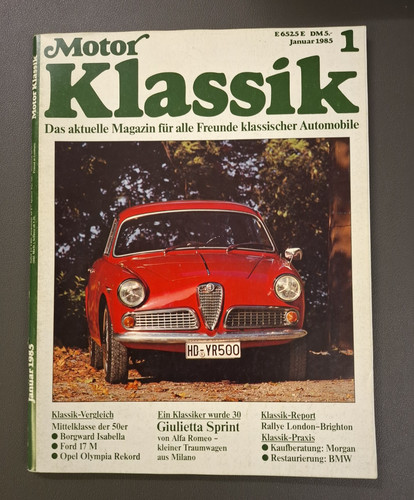 Motor klassik 1985 borgward - motor,