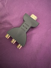 HDMI-compatible Male to 3 RCA Female Composite AV Audio Video Adapter Converter 