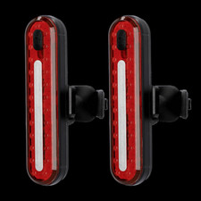 FISCHER FAHRRAD LED akkubetrieben Schwarz Fahrrad-Rücklicht 2 STÜCK