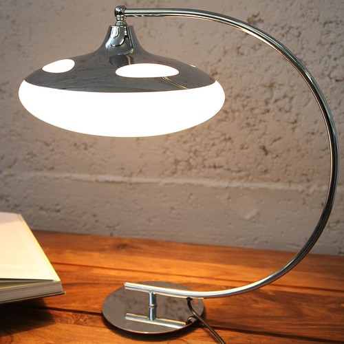 Moderne tischlampe luna logo - tischlampe,